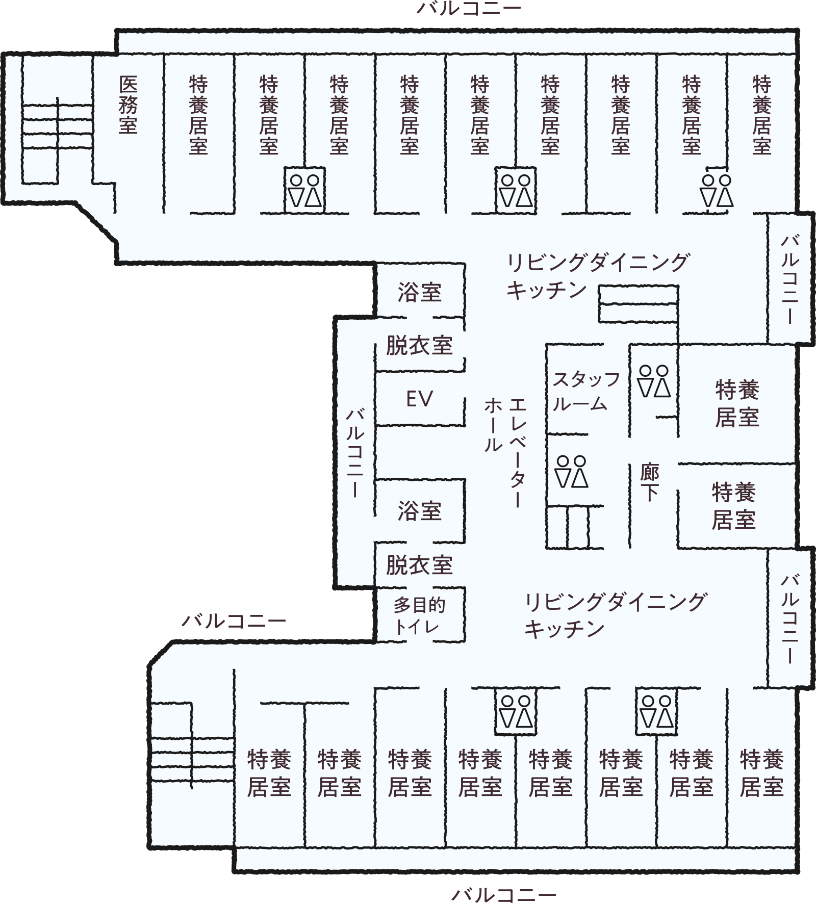 施設図 2F